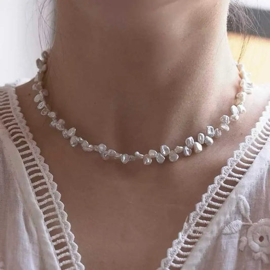 Baroque pearl necklace,Sculpted by Nature, Worn by Queens. TWINKLE QUEEN