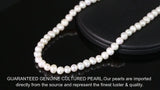 Classic natural freshwater pearl necklace S925 sterling silver chain adjustable necklace manufacturers wholesale clavicle chain TWINKLE QUEEN