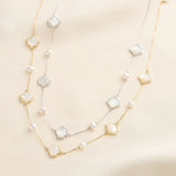 S925 Silver Necklace Ocean Summer Earring Freshwater Pearl Clavicle Chain Women's Bracelet High Sense Pearl Jewelry Set TWINKLE QUEEN