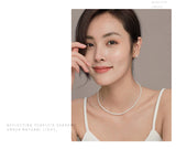 Natural Freshwater Pearl Necklace Strong Light Women's Summer Clavicle Chain High-grade All-match Beaded Jewelry Neck Chain TWINKLE QUEEN