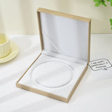 Golden PU textured leather jewelry box, fashionable accessory packaging box, ring box, pearl stud earrings box. TWINKLE QUEEN