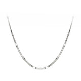 S925 Silver Necklace Female Korean Style Elegant Simple Side Chain Personality Square Piece Sweet Clavicle Chain TWINKLE QUEEN