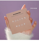 S999 Silver Plain 26 Letter Earrings ins Simple Personality All-Match Fashion Elegant DIY Sterling Silver Ear Bone Earrings TWINKLE QUEEN