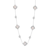 S925 Silver Necklace Ocean Summer Earring Freshwater Pearl Clavicle Chain Women's Bracelet High Sense Pearl Jewelry Set TWINKLE QUEEN