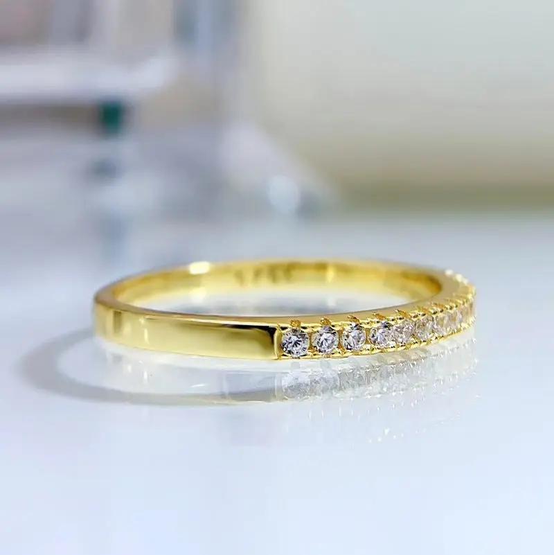 Silver S925 Sterling Silver Niche High-end Ring Women's Simple Full Diamond Finger Ring Super Fairy Gestapa Handpiece TWINKLE QUEEN