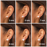 Aurora Natural Freshwater Pearl Earrings S925 Silver Accessories Earrings Mori Style Steamed Bread Beads Elegant Simple Earrings TWINKLE QUEEN