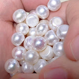 Aurora Natural Freshwater Pearl Earrings S925 Silver Accessories Earrings Mori Style Steamed Bread Beads Elegant Simple Earrings TWINKLE QUEEN