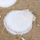 Natural Freshwater Pearls 14K Gold Plated 925 Sterling Silver Baroque Bead Anklet TQ