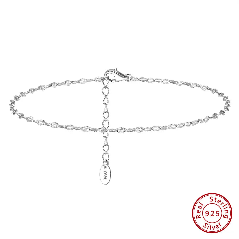 14K Gold Plated 925 Sterling Silver Anklet TQ