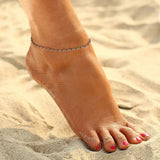 14K Gold Plated 925 Sterling Silver Anklet TQ