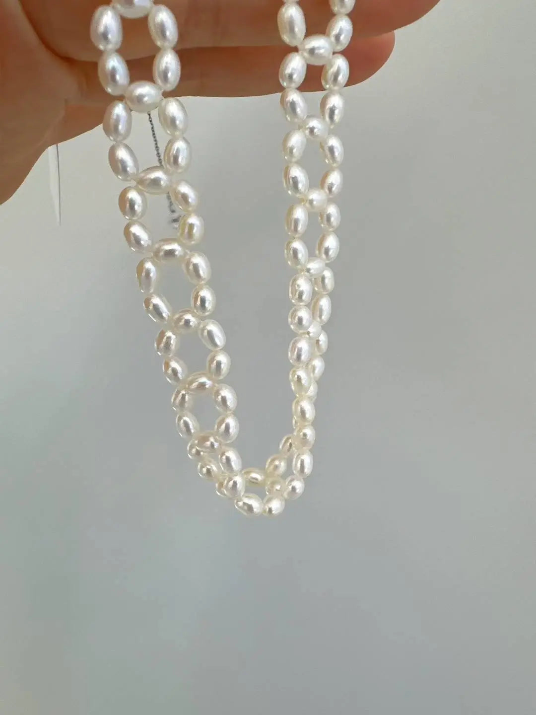 Natural Freshwater Pearl Neckless Delicate lace romantic vintage necklace 我的商店