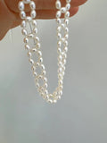 Natural Freshwater Pearl Neckless Delicate lace romantic vintage necklace 我的商店