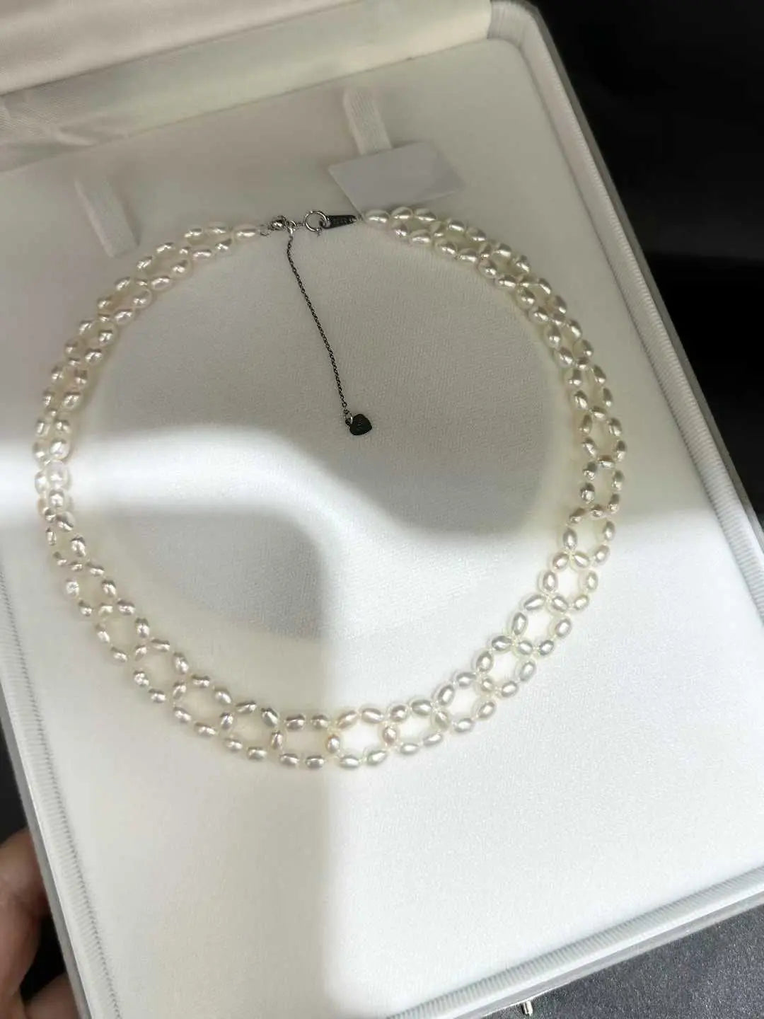 Natural Freshwater Pearl Neckless Delicate lace romantic vintage necklace 我的商店