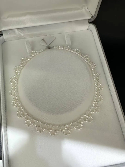 Natural Freshwater Pearl Necklass 我的商店
