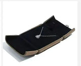 Korea velvet double-opening jewelry box, packaging for jewelry, rings, pendants, necklaces, bracelets, pearl boxes. TWINKLE QUEEN