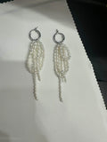 Natural Pearl Fringe Earrings,Bold Nature. Unapologetic Style. TWINKLE QUEEN
