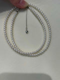 Freshwater Pearls Necklace With Silver,Minimalist Shine for Campus & Office. TWINKLE QUEEN