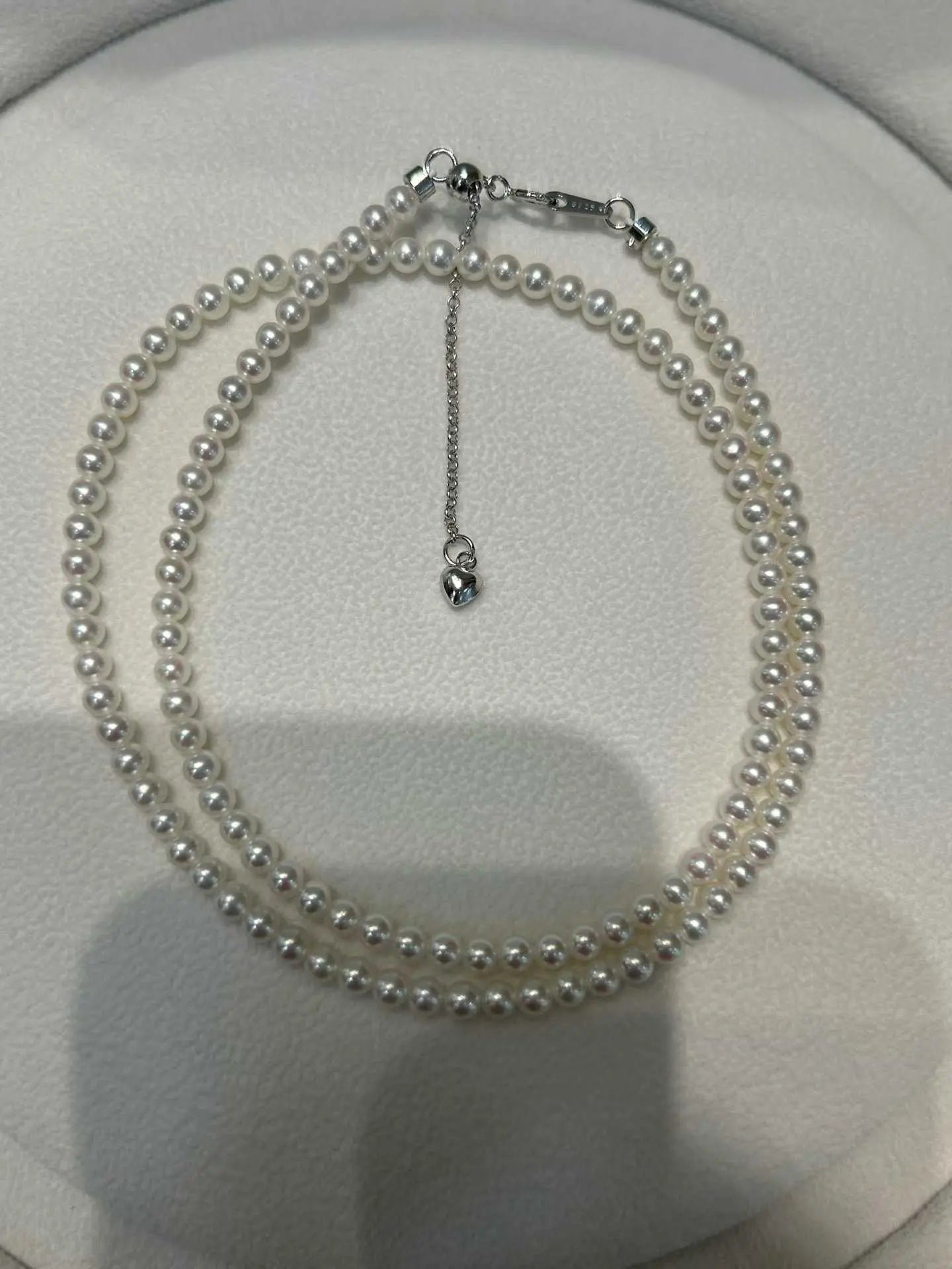 Freshwater Pearls Necklace With Silver,Minimalist Shine for Campus & Office. TWINKLE QUEEN