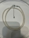 Freshwater Pearls Necklace With Silver,Minimalist Shine for Campus & Office. TWINKLE QUEEN