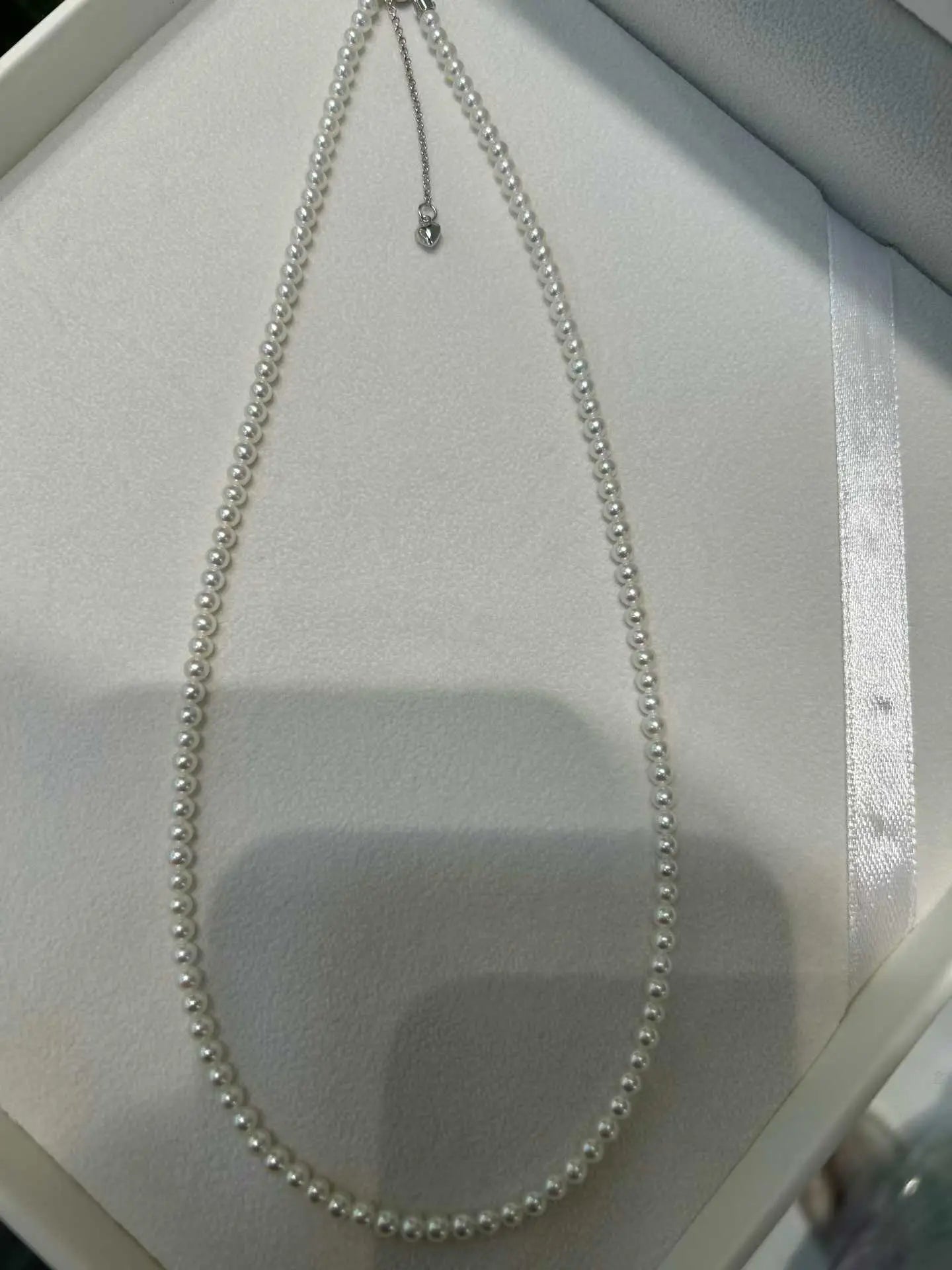 Freshwater Pearls Necklace With Silver,Minimalist Shine for Campus & Office. TWINKLE QUEEN