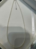 Freshwater Pearls Necklace With Silver,Minimalist Shine for Campus & Office. TWINKLE QUEEN