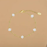 14K Gold Plated Bracelet – Elegant Adjustable Chain Bracelet for Women & Men TQ