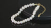 Cultured Freshwater Pearl 14K Gold Plated 925 Sterling Silver Fully Round Beaded Bracelet
