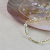 Cultured Freshwater Pearl Irregular 925 Silver Vintage Bracelet