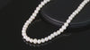 Classic natural freshwater pearl necklace S925 sterling silver chain adjustable necklace manufacturers wholesale clavicle chain