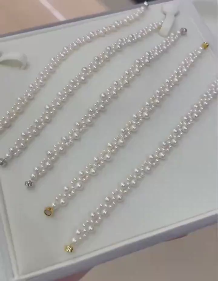 Natural Frashwater Pearl Beacelet