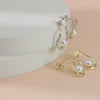 Freshwater Pearl Hoop Sloane Dangling Earrings